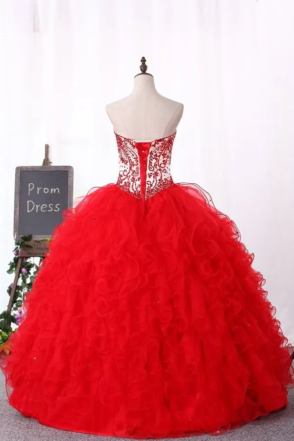 2024 Sweetheart Ball Gown Quinceanera Dresses Floor PHFFDM6G