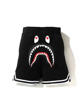 A Bathing Ape Shark Basketball Sweat Shorts Black