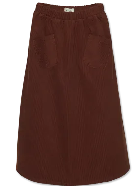 A-LINE SKIRT-Copper Cord