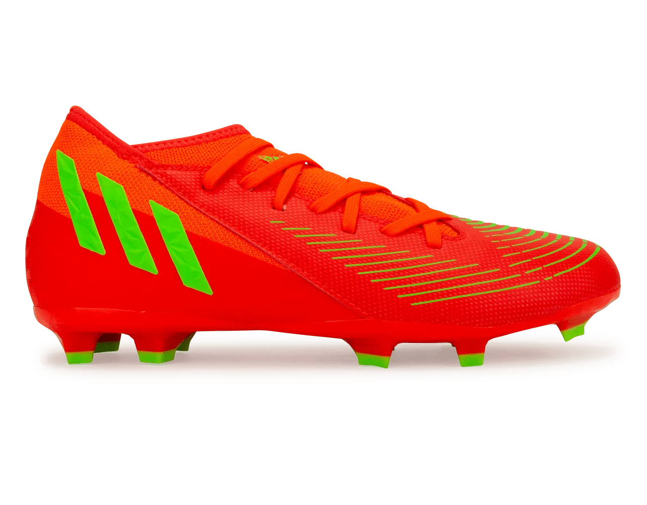 adidas Kids Predator Edge.3 FG Solar Red/Green