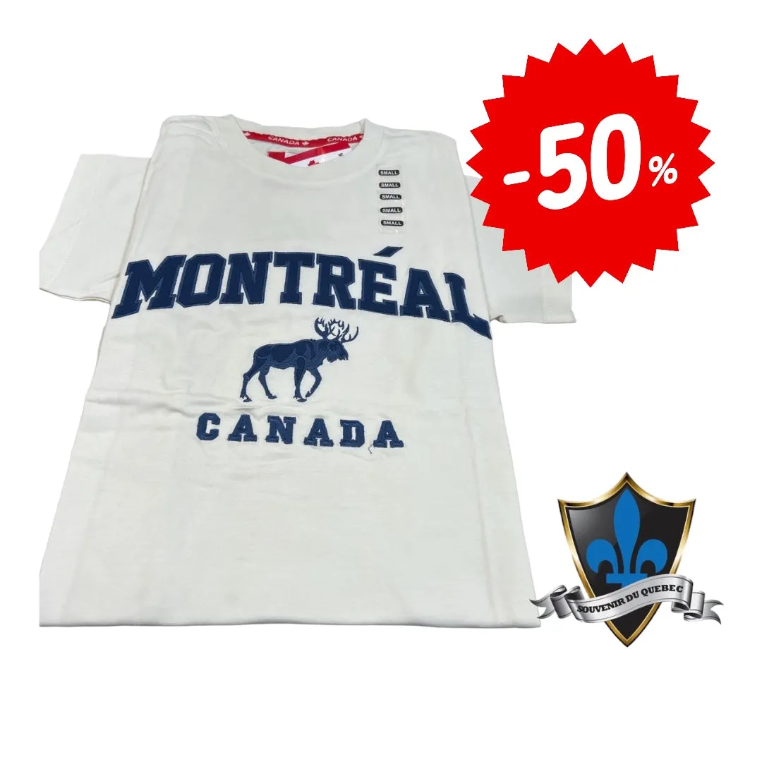 Adult Montreal Moose patch  T.shirt.