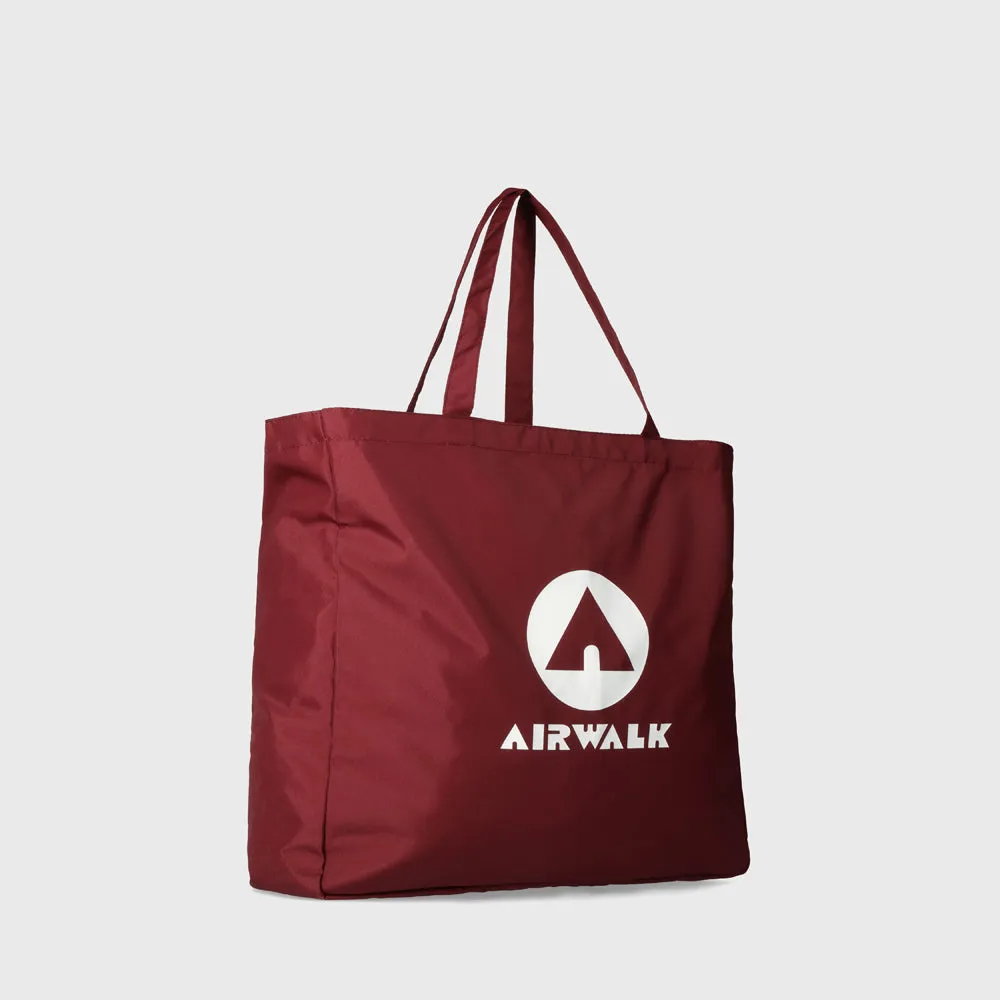 Airwalk Unisex Basic Tote Bag Burgundy _ 181846 _ Red