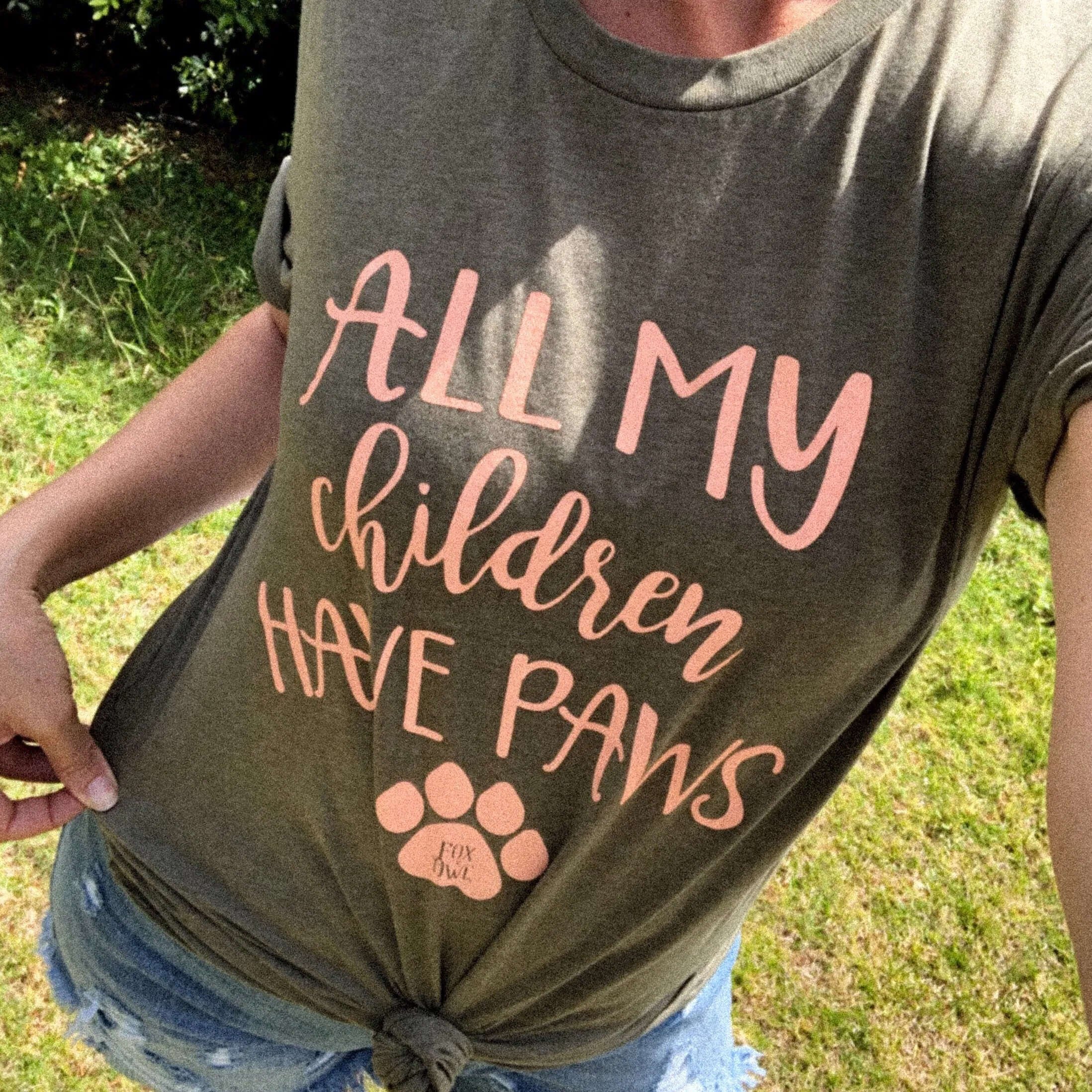 All My Children Have Paws Tee