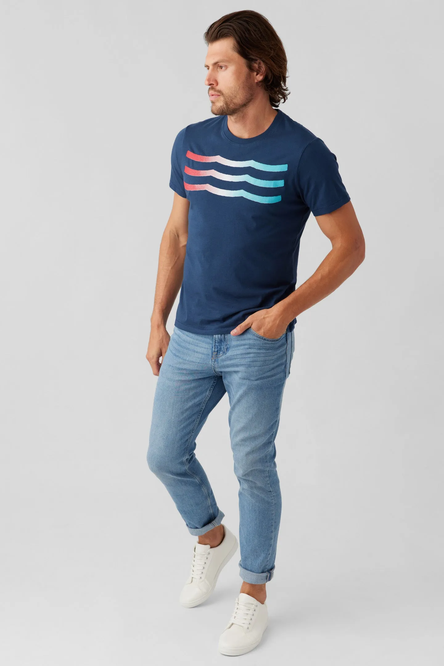 Americana Waves Tee