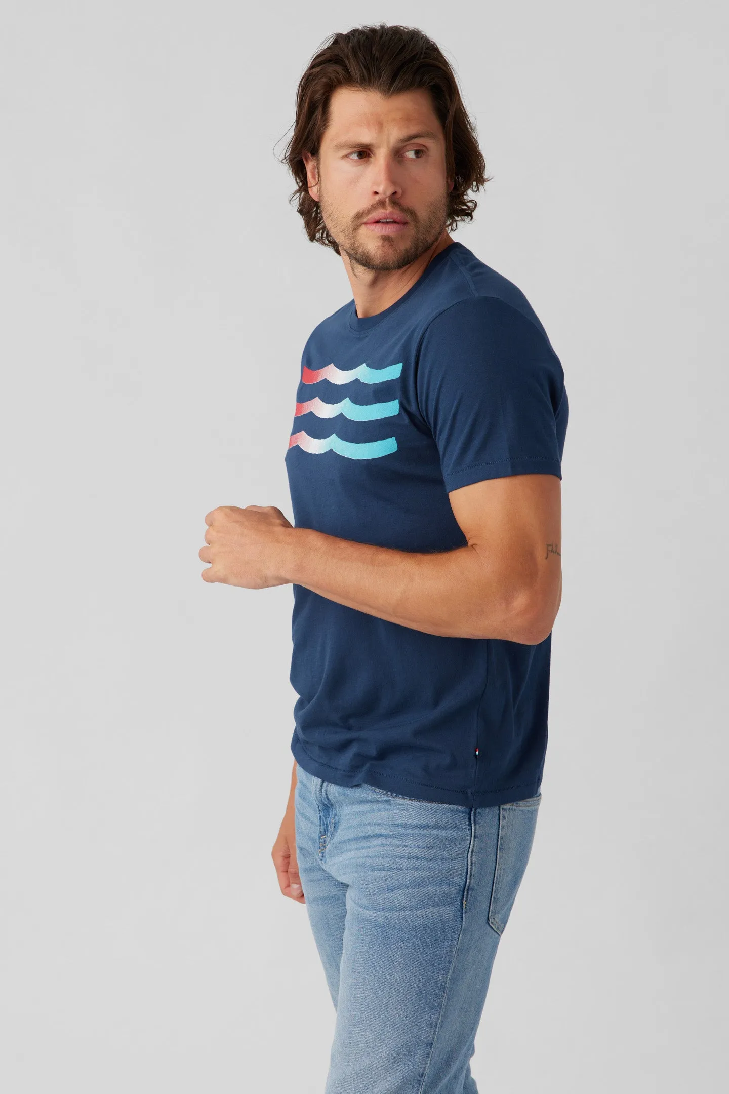 Americana Waves Tee