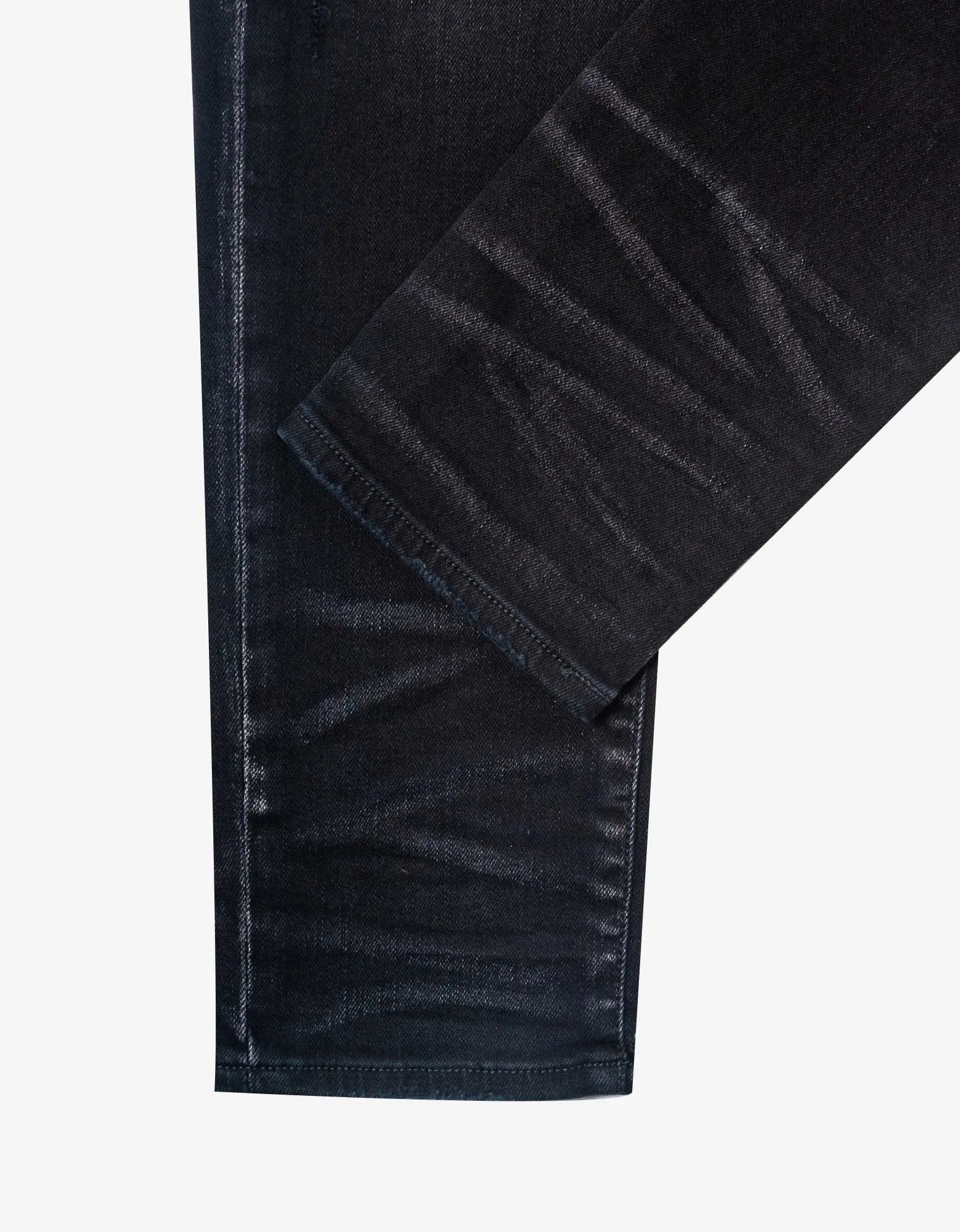 Amiri MX1 Flannel Aged Black Jeans