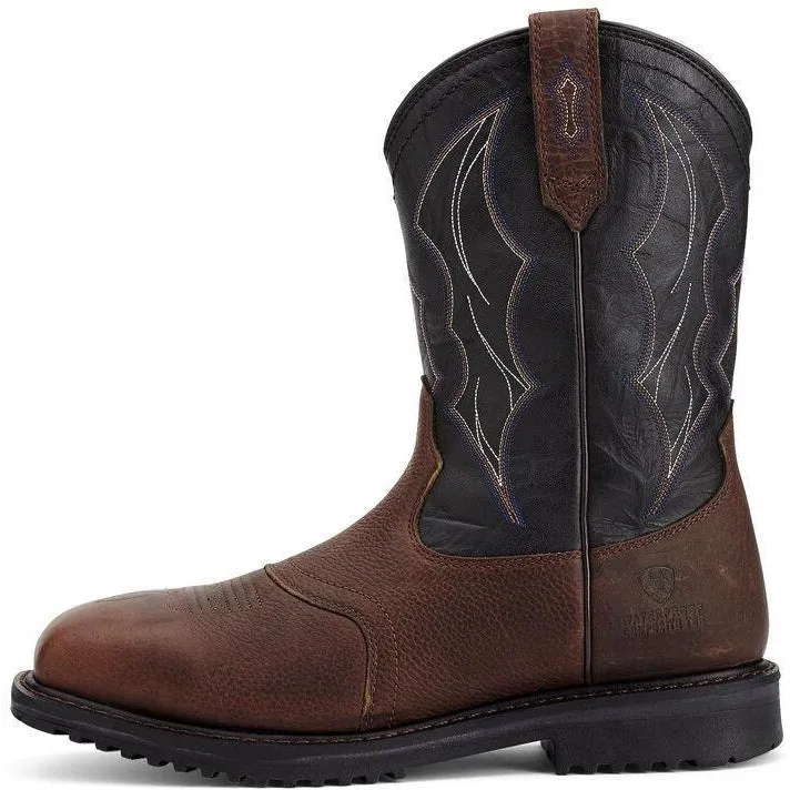 Ariat Men's RigTek 11 Wide Square Comp Toe WP Western Work Boot - 10012932