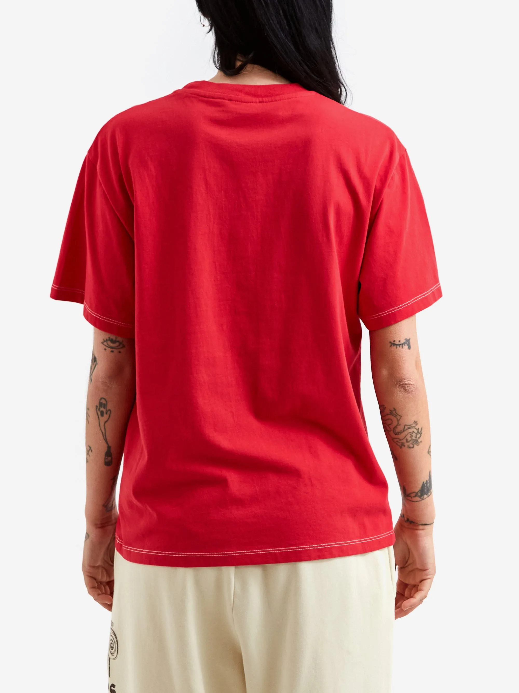 Aries J'Adoro Aries Short Sleeve Tee - Red