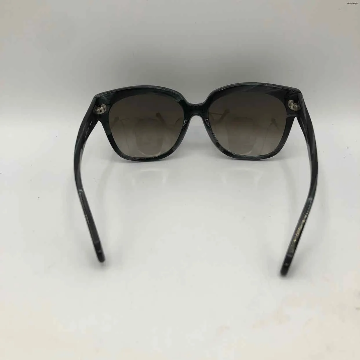 BALENCIAGA Black Gray Pre Loved Print Sunglasses