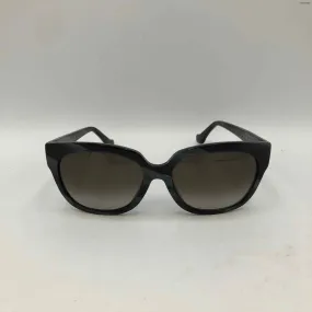 BALENCIAGA Black Gray Pre Loved Print Sunglasses