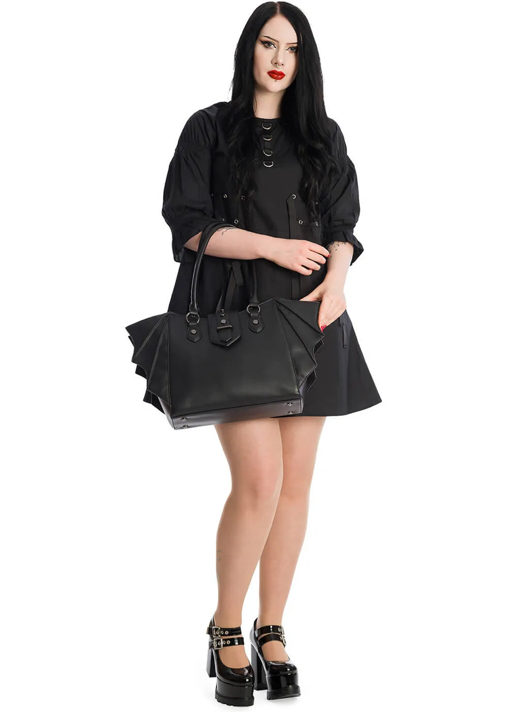 Banned Annabella Batwing Shoulderbag Black