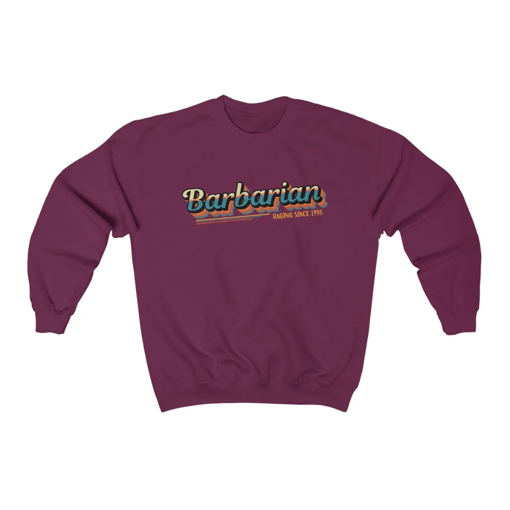 Barbarian Harvest Retro Class Sweatshirt