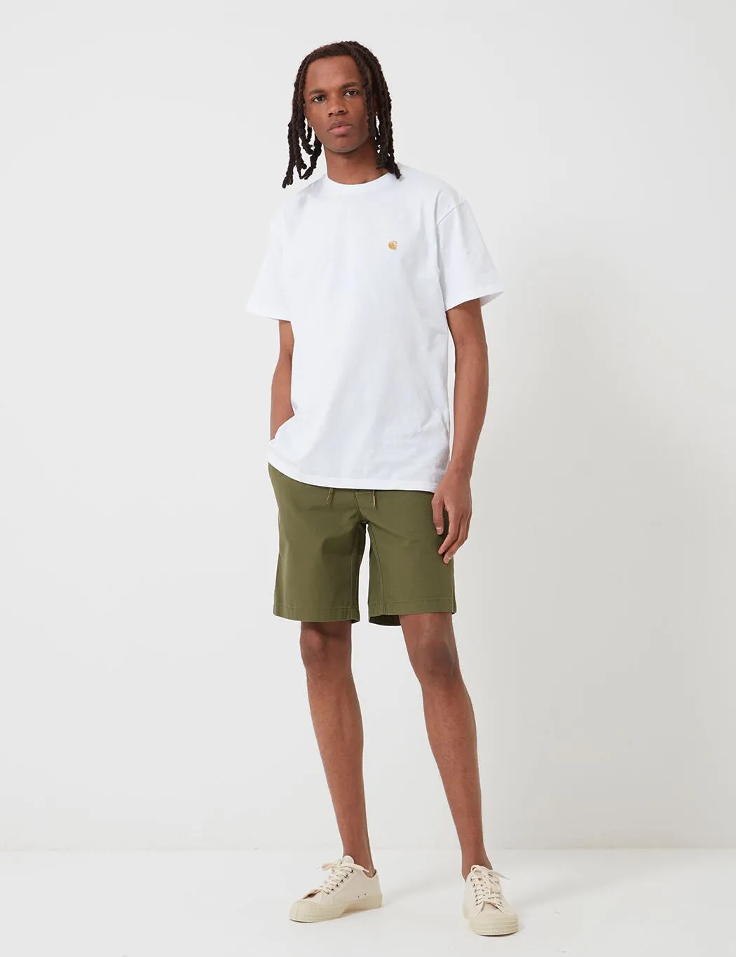 Barbour Bay Ripstop Shorts - Military Green