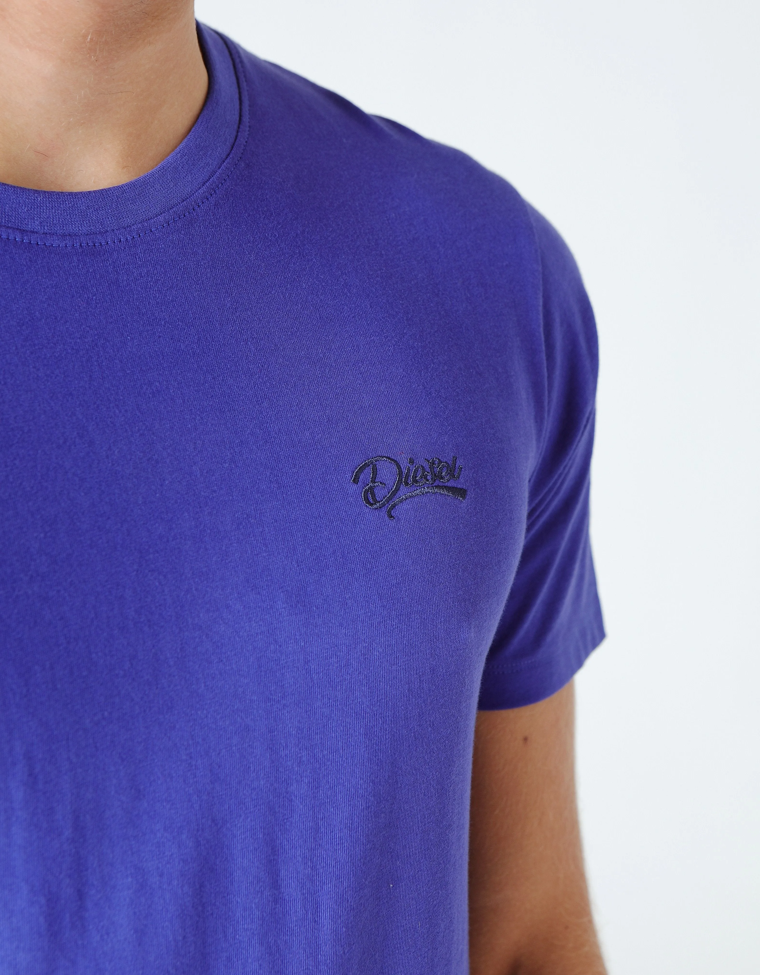 Basic Scott O Neck Tee Royal Blue