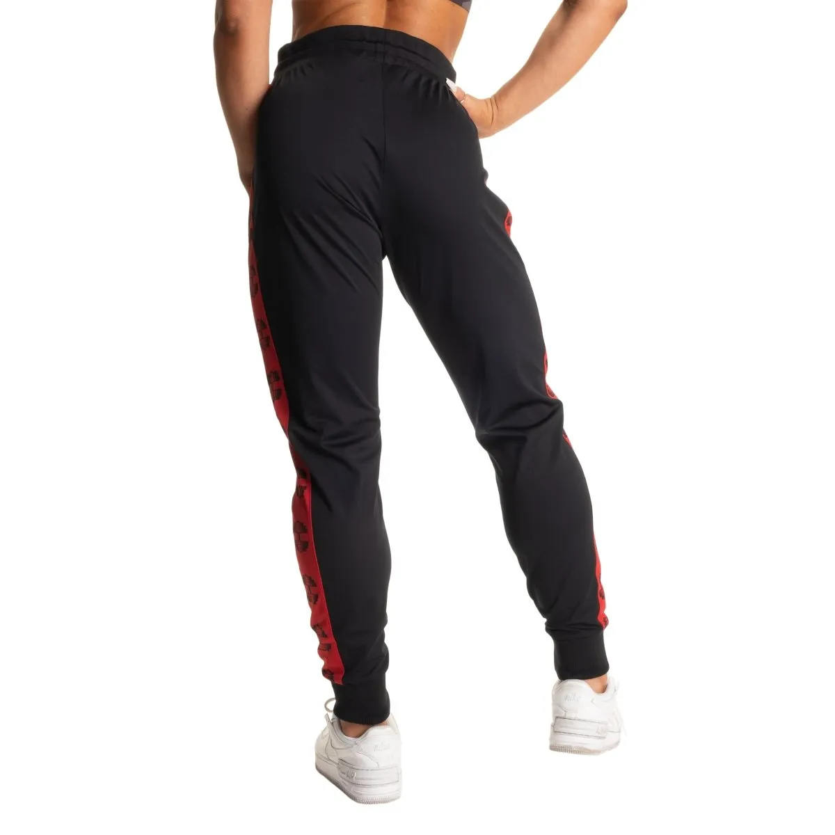 Better Bodies Chelsea Track Pants - Black/Red