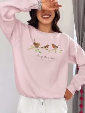 Birds on a branch sweatshirt