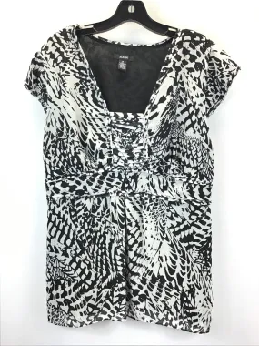 Black & White Top Sleeveless Alfani, Size 14