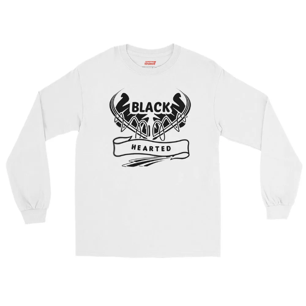 Black Hearted Men’s Long Sleeve Shirt