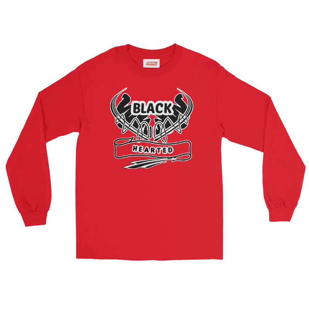 Black Hearted Men’s Long Sleeve Shirt