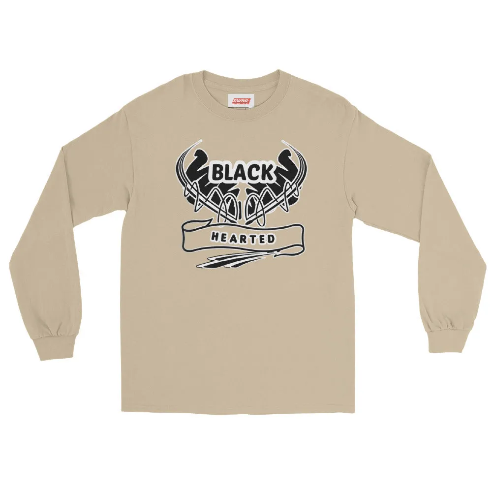 Black Hearted Men’s Long Sleeve Shirt