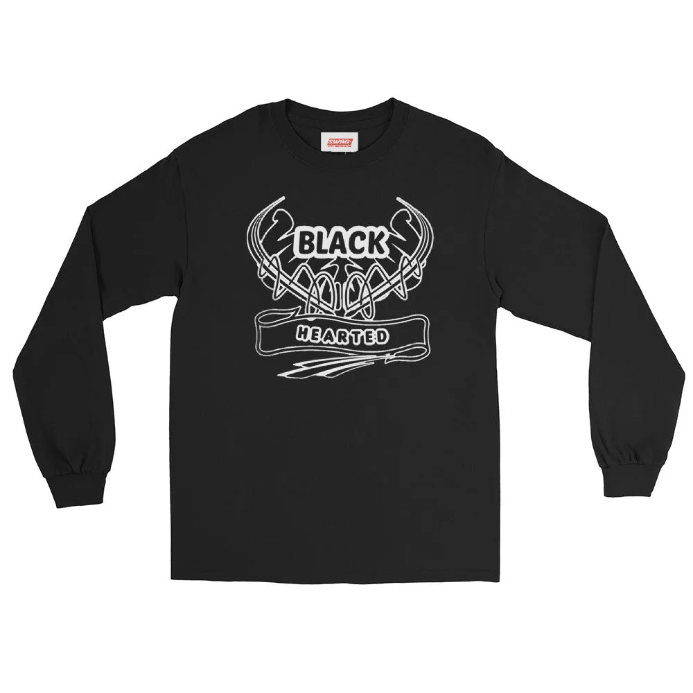 Black Hearted Men’s Long Sleeve Shirt