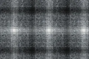 Black/White Check 69% Wool 28% Bamboo 3% Linen (Ref-779416)