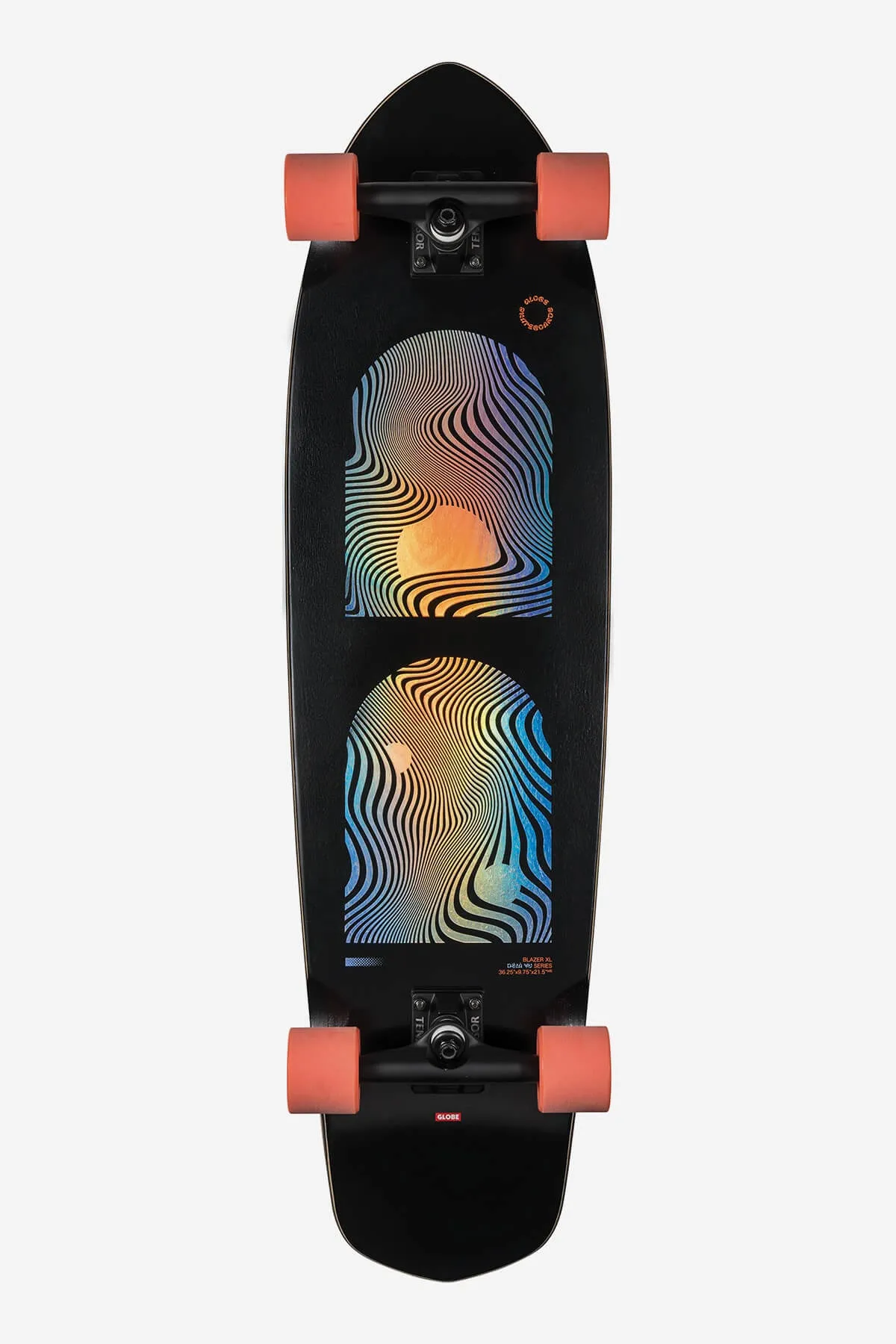 Blazer XL - Black/Orange - 36.25" Cruiserboard