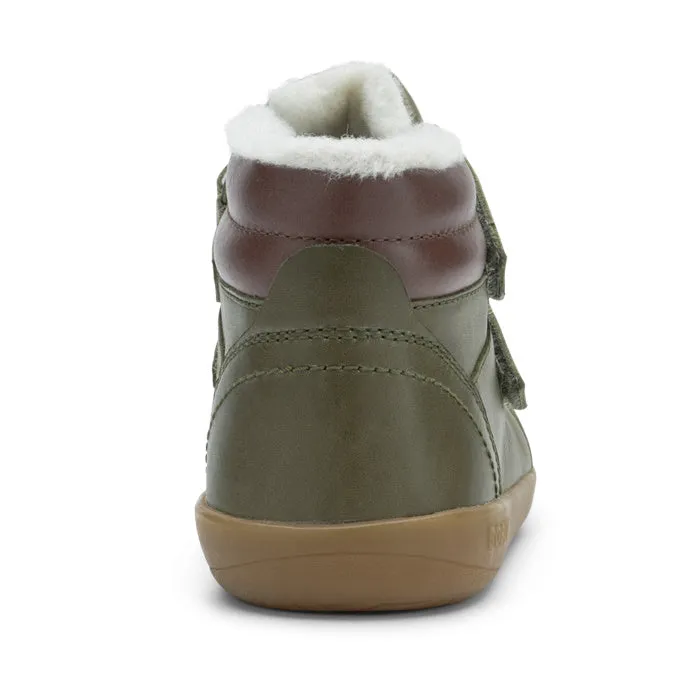 Bobux Kid  Timber Arctic WATERPROOF Boot Olive 836007F