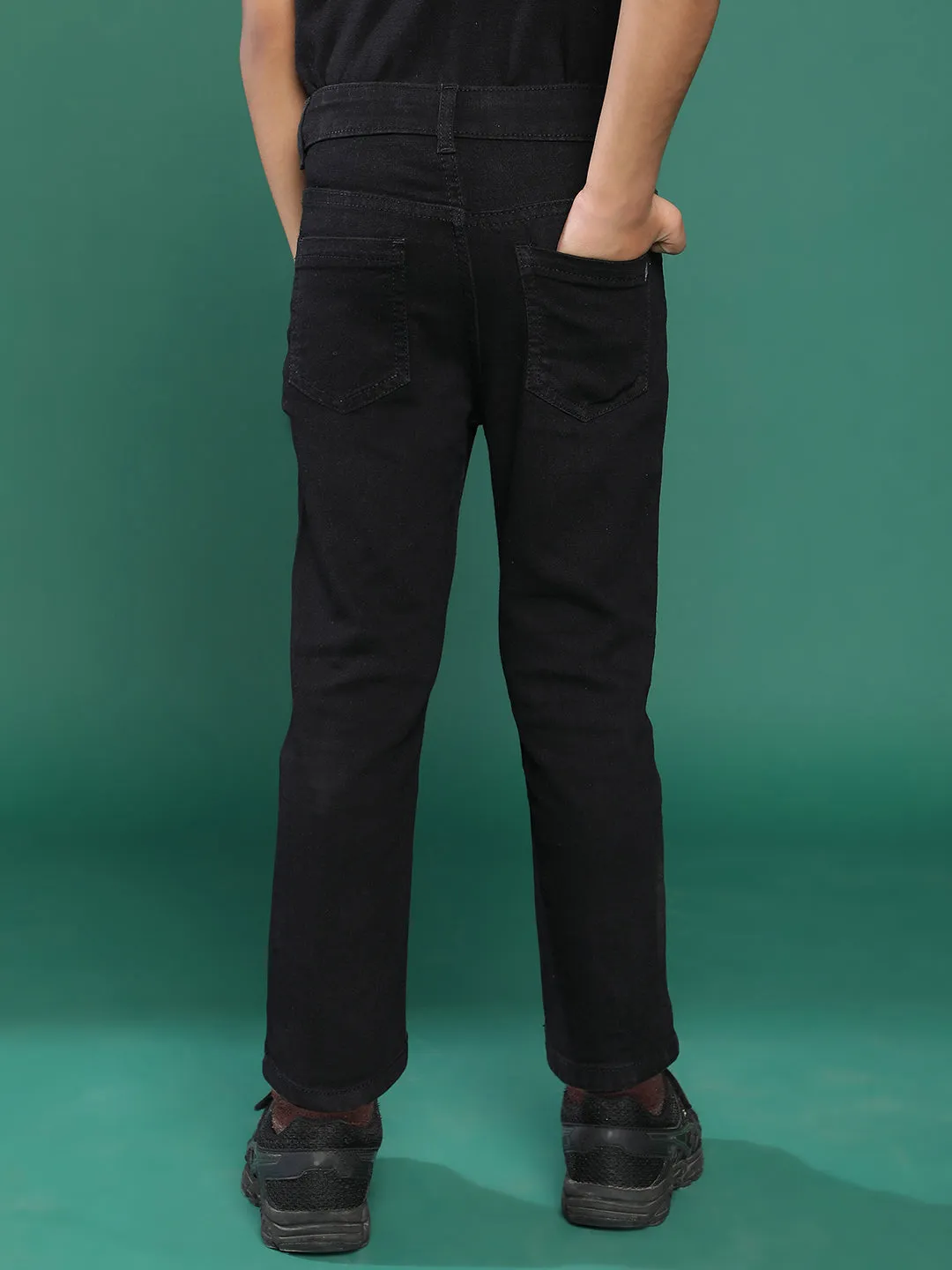 Boys Black Slim Fit Jeans