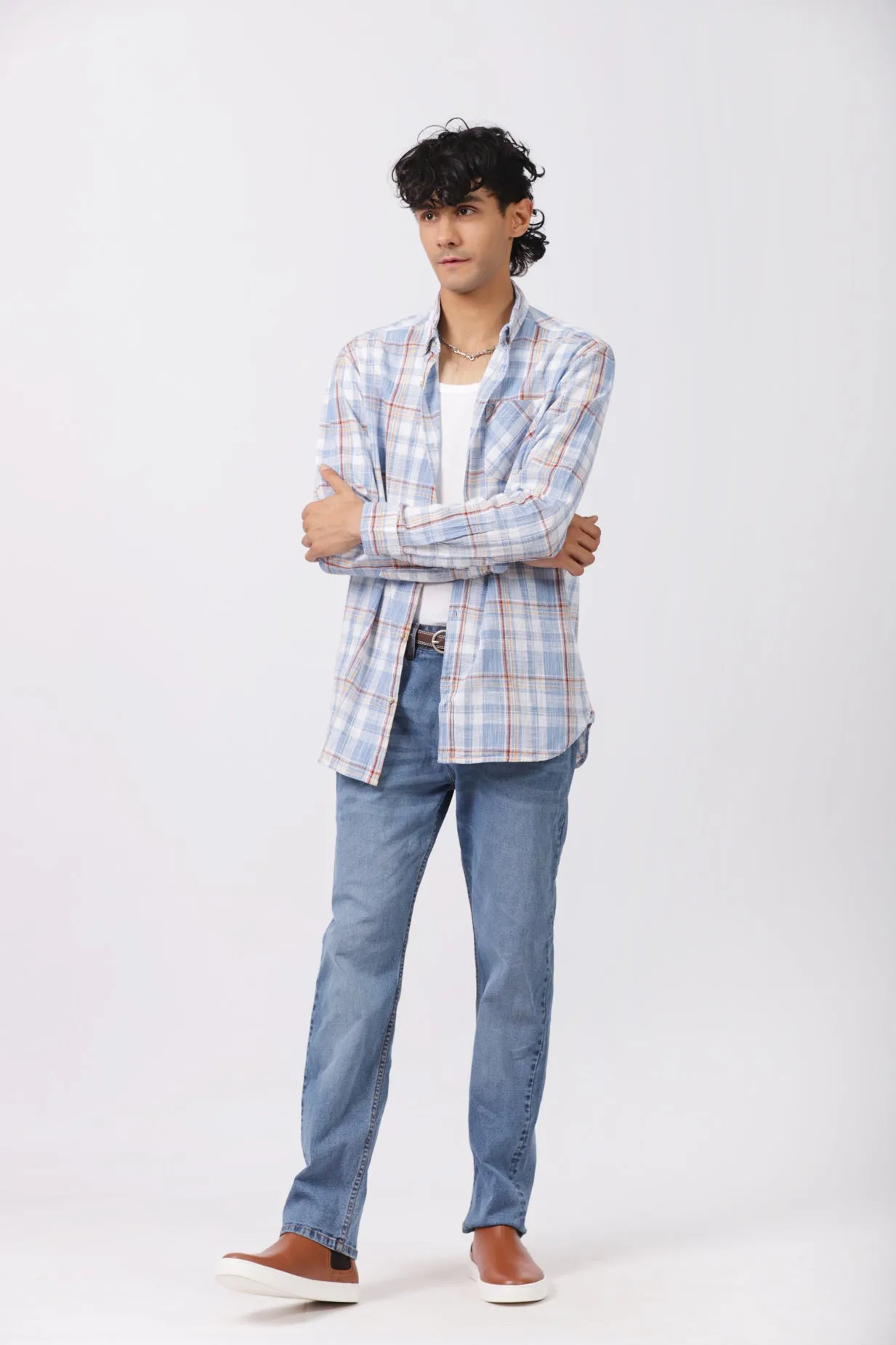 BUTTON DOWN CHECK SHIRT