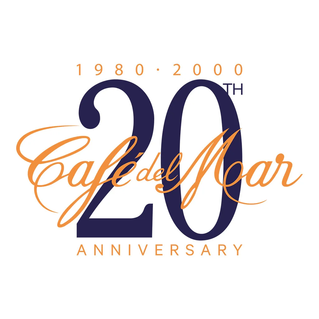 Café del Mar 20th Anniversary Logo Coaster