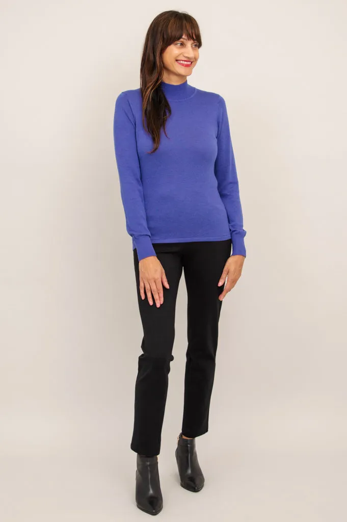 Cameron Sweater, Deep Blue, Bamboo Cotton