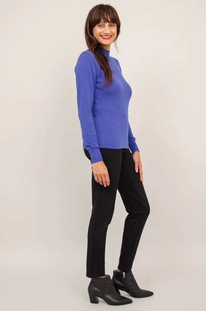 Cameron Sweater, Deep Blue, Bamboo Cotton