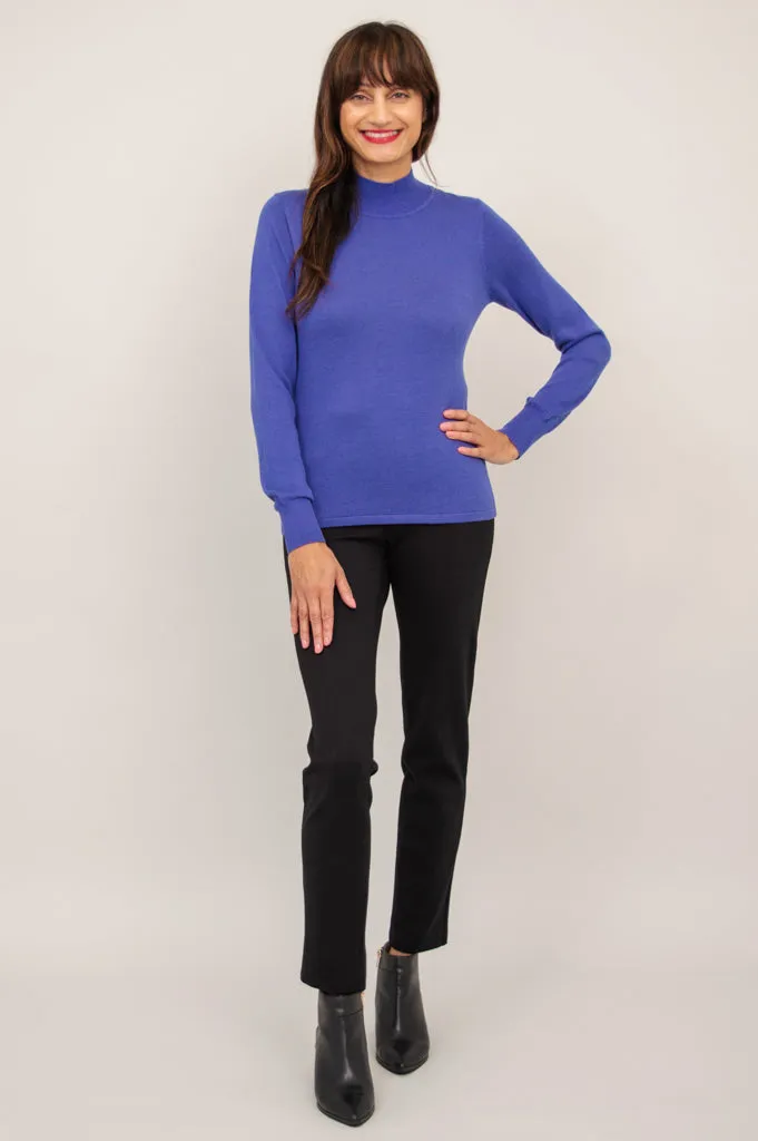 Cameron Sweater, Deep Blue, Bamboo Cotton