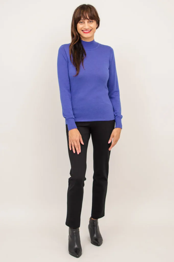 Cameron Sweater, Deep Blue, Bamboo Cotton