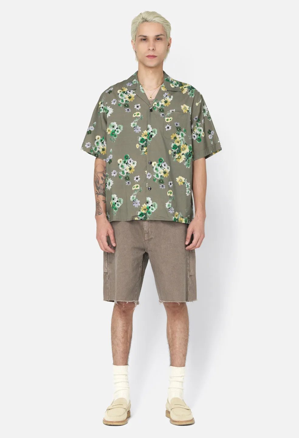 Camp Shirt / Camo Bloom