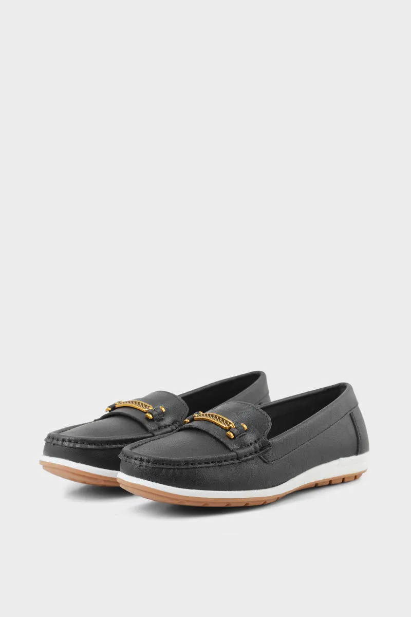 Casual Moccasin I41450-Black