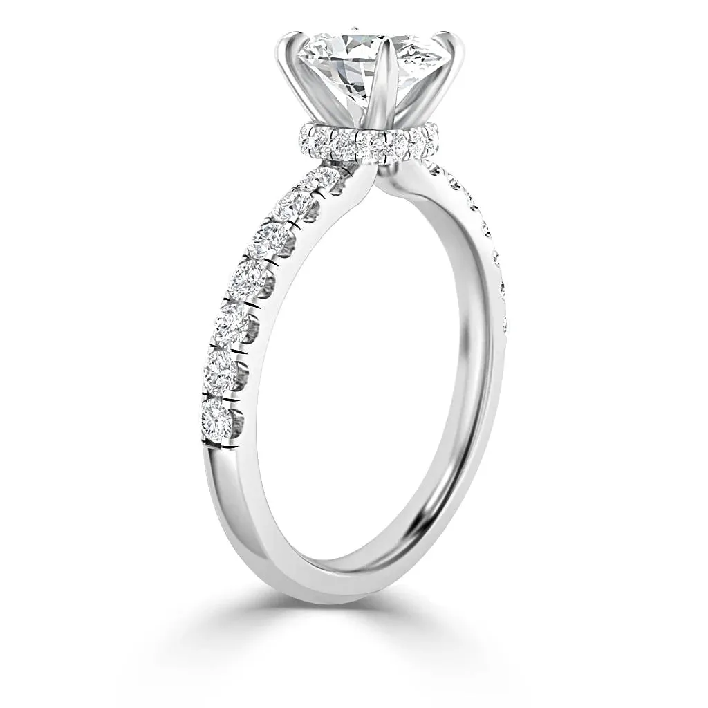 Chanelle - 18ct White Gold - Oval