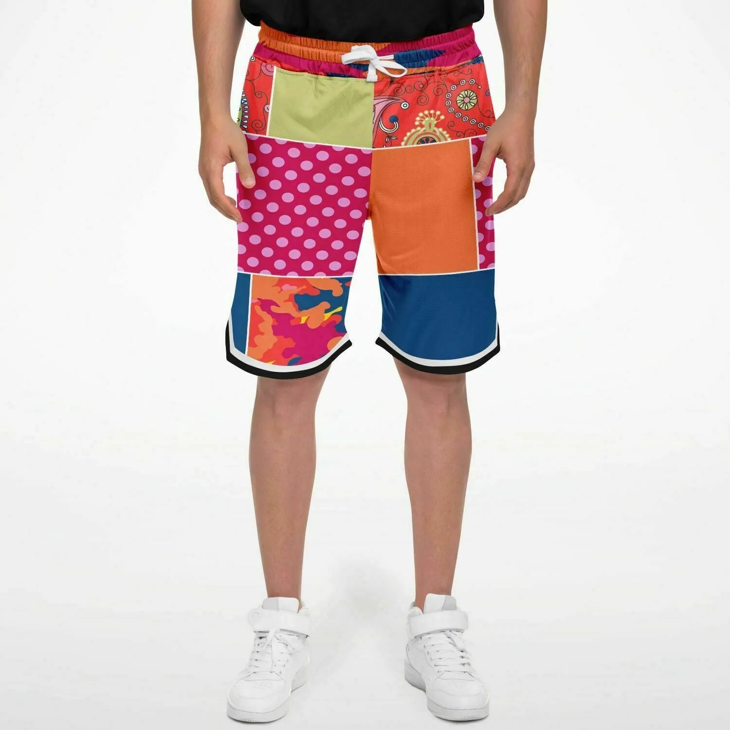 Chili Pepper Camo Fatigue Basketball Shorts