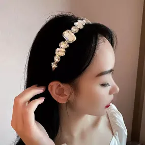 Clear Gemstone Headband