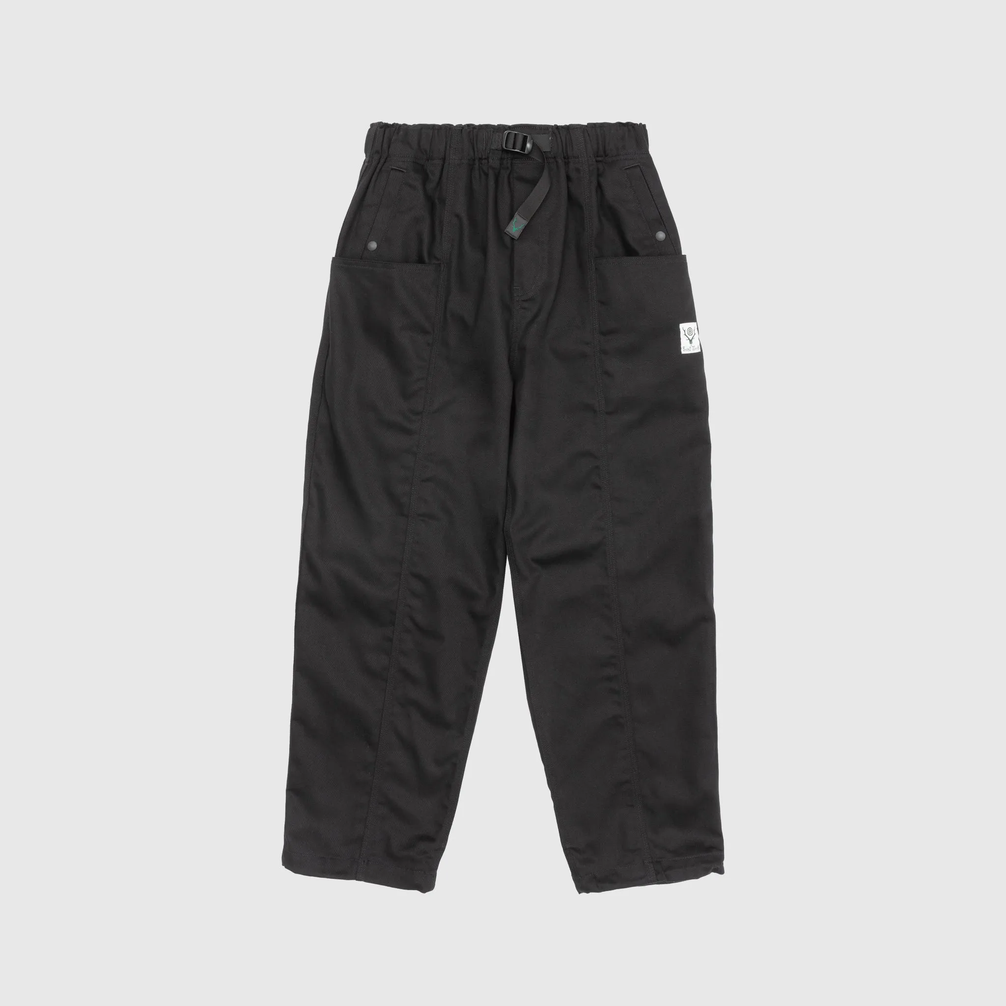 COTTON TWILL BELTED C.S PANT