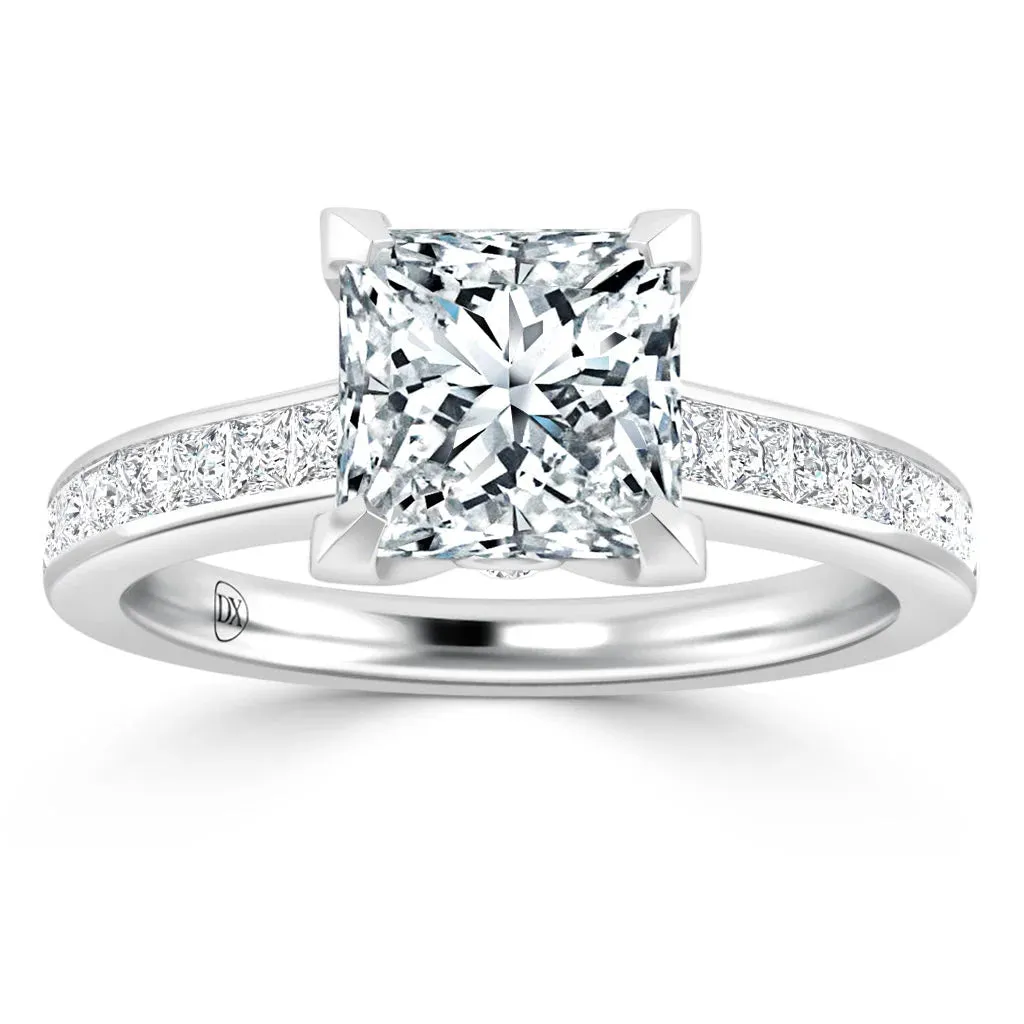 Crystal - 18ct White Gold - Princess