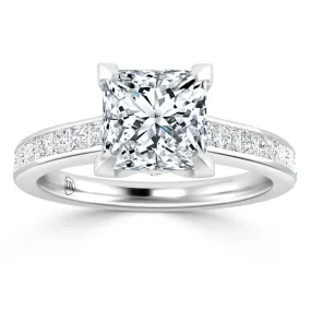 Crystal - 18ct White Gold - Princess