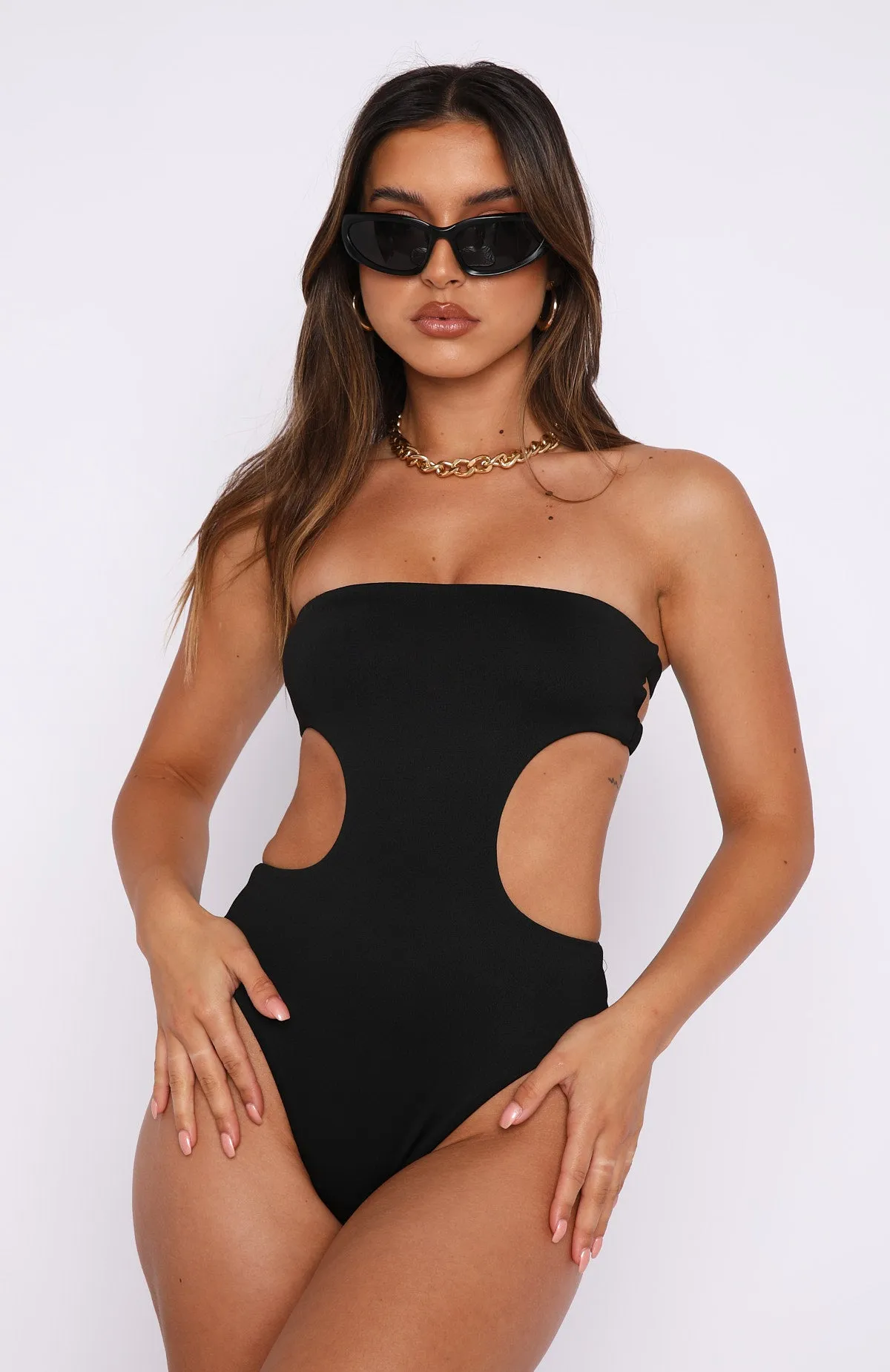 Cutting Corners Bodysuit Black