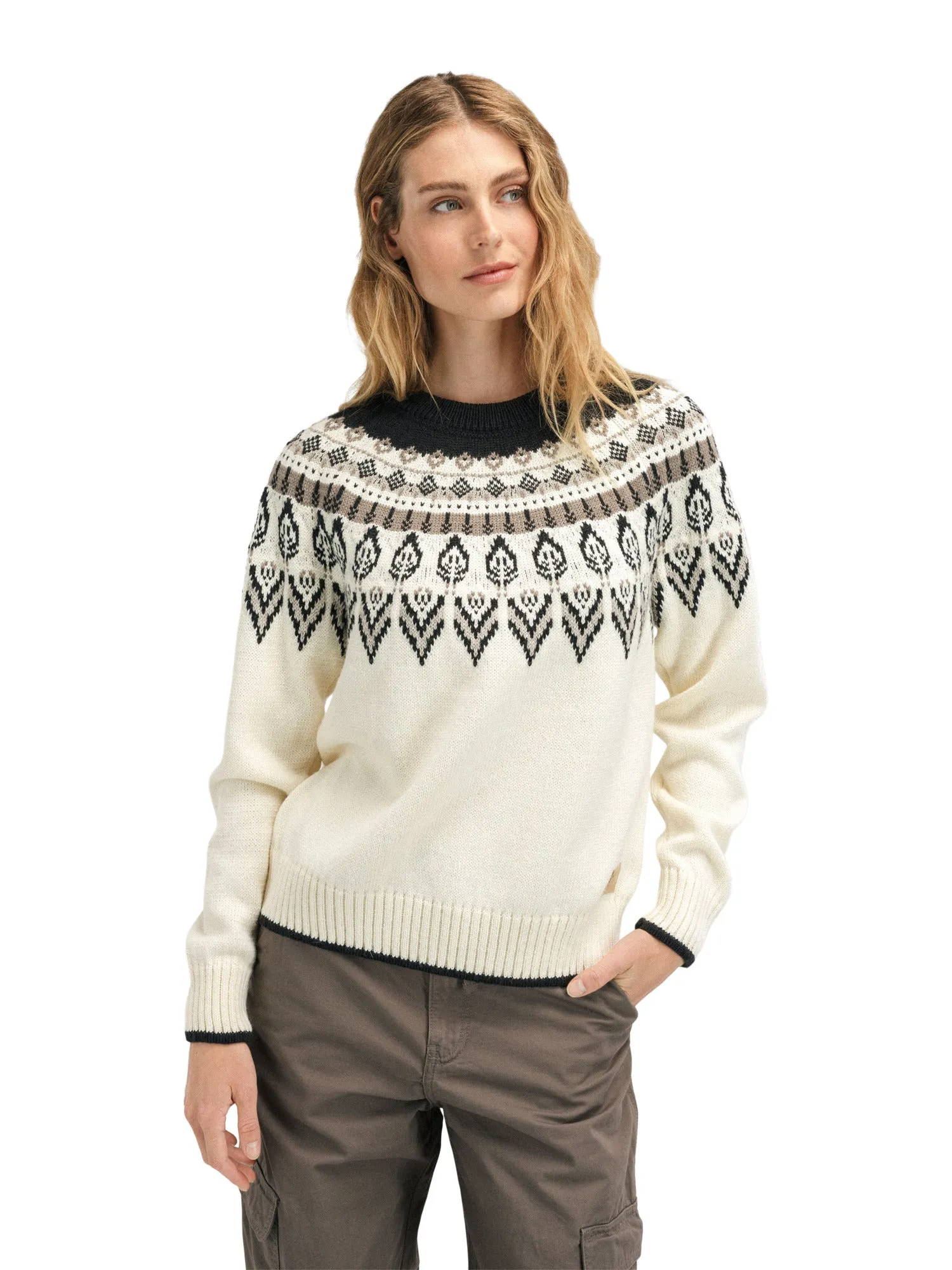 Dale of Norway - Sula Sweater - Offwhite Coffee Sandstone