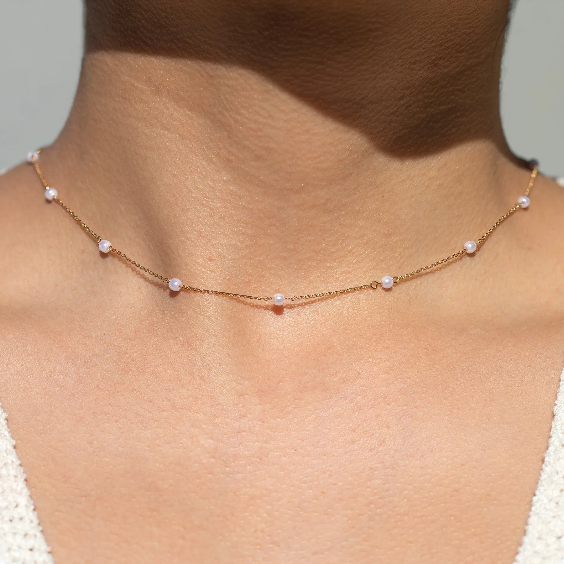 Delicate Pearl Necklace