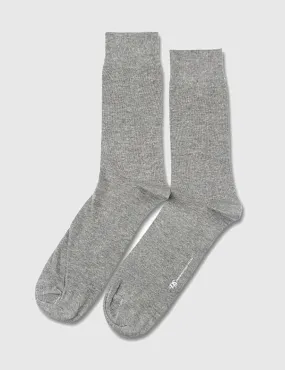 Democratique Solid Socks - Light Grey