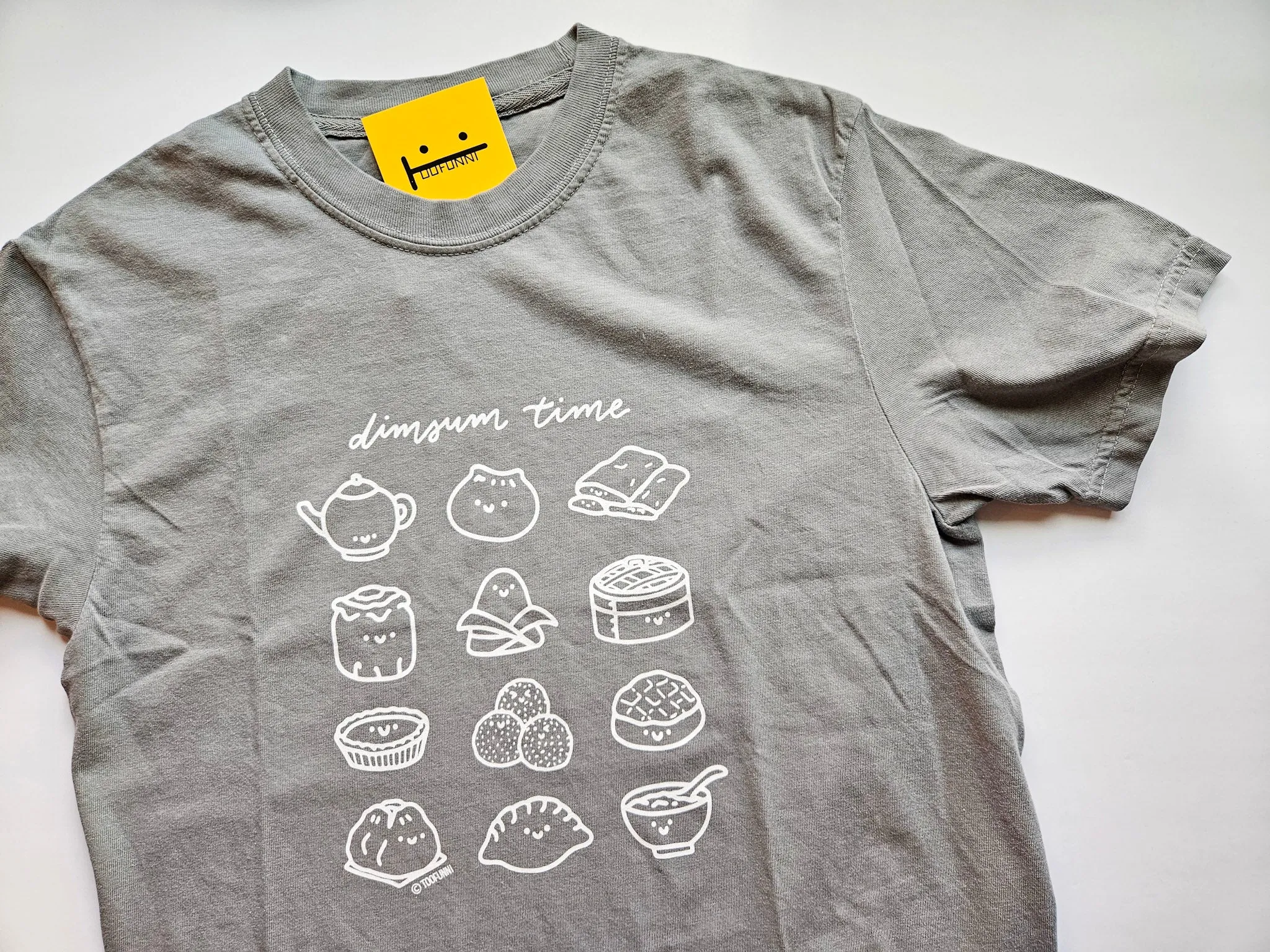 DIMSUM TIME - Grey T-shirt