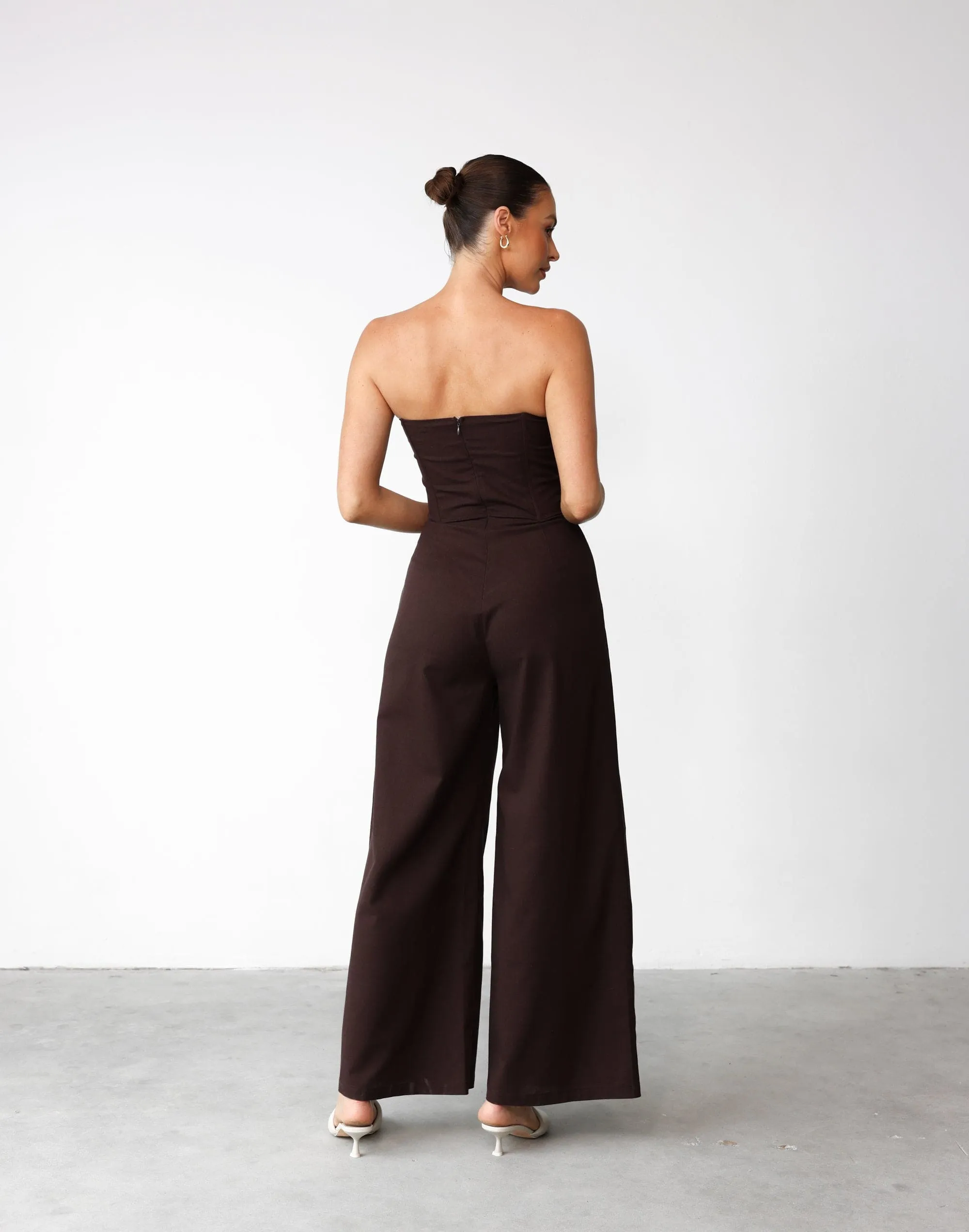 Dion Jumpsuit (Chocolate)