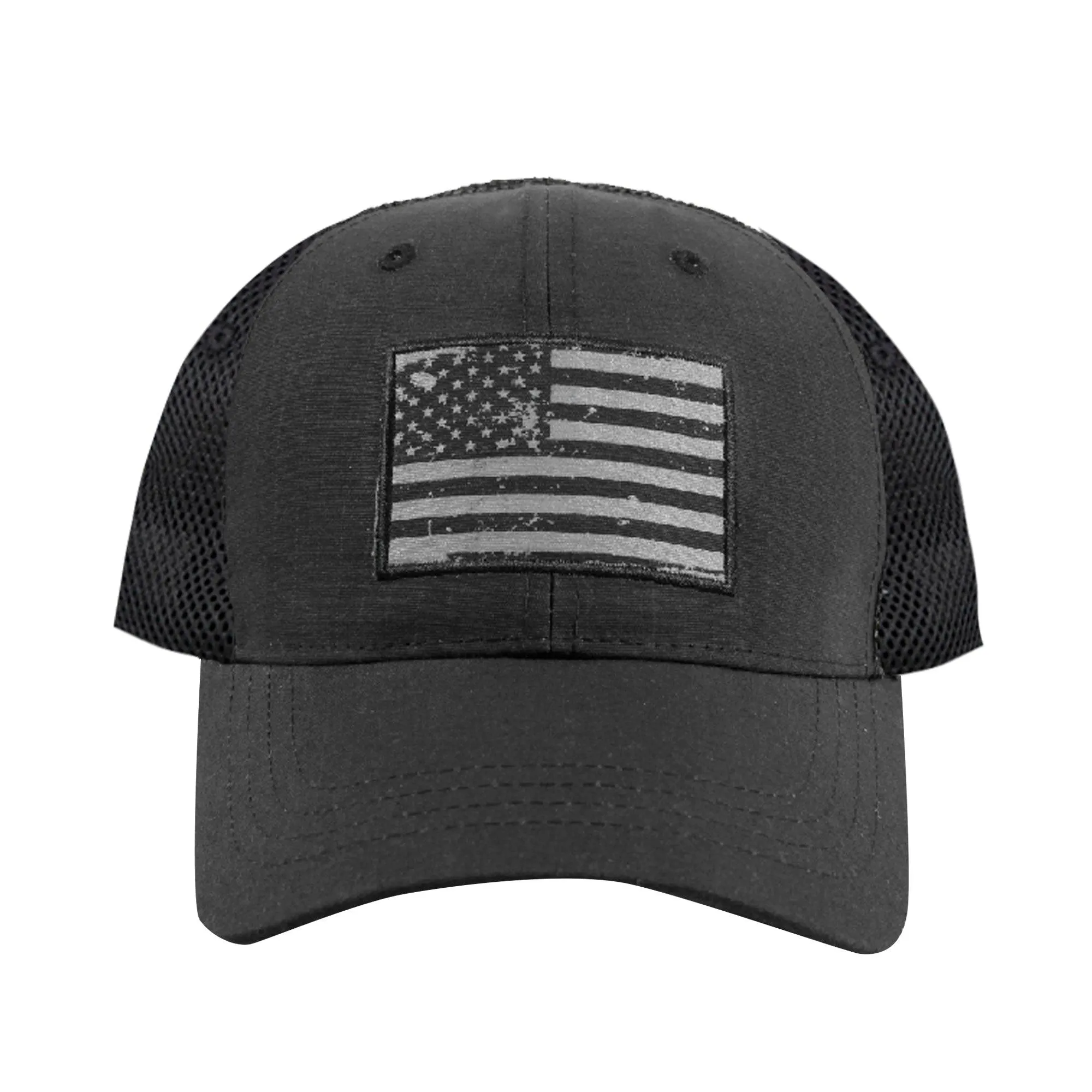 Distressed American Flag - Soft Mesh